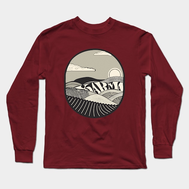 Karma Land Long Sleeve T-Shirt by PlushPrints